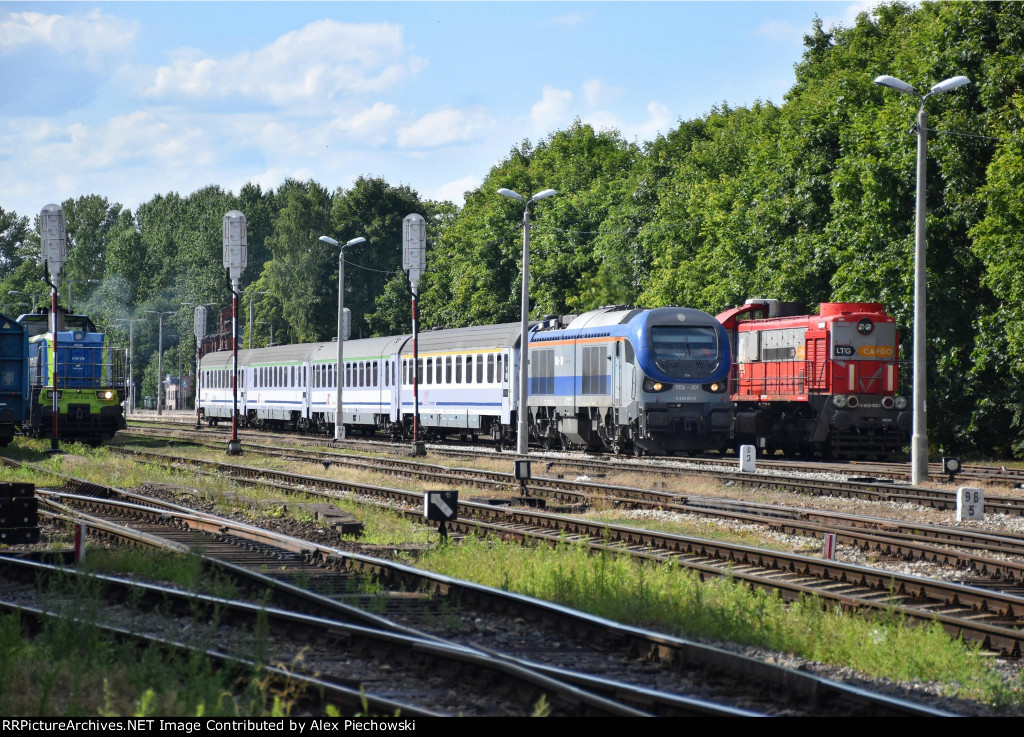 Afternoon action at Suwalki station 